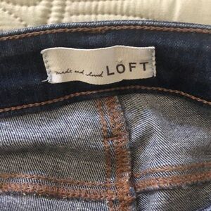 Loft jeans, curvy skinny